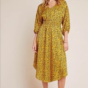 Anthropologie Marigold Midi Dress